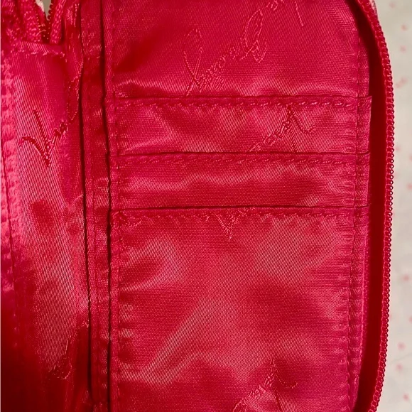Vera Bradley Vibrant Pink and Yellow Patterned Women's Wallet NWOT - Picture 7 of 7